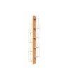 Vertical wall-mounted wooden bookcase h150cm 10 shelves Zia Veronica WMH Catalog