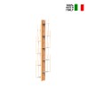 Vertical wall-mounted wooden bookcase h150cm 10 shelves Zia Veronica WMH Sale