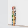 Vertical wall-mounted wooden bookcase h150cm 10 shelves Zia Veronica WMH Choice Of