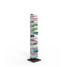 Vertical column bookcase h150cm wood 10 shelves Zia Ortensia MH Catalog