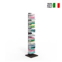 Vertical column bookcase h150cm wood 10 shelves Zia Ortensia MH Sale