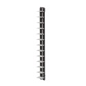 Vertical wall-mounted wooden bookcase h195cm 13 shelves Zia Ortensia WH Catalog