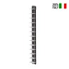 Vertical wall-mounted wooden bookcase h195cm 13 shelves Zia Ortensia WH Sale