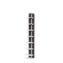 Hanging wooden bookcase h105cm 7 vertical shelves Zia Ortensia SF Catalog
