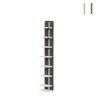 Hanging wooden bookcase h105cm 7 vertical shelves Zia Ortensia SF Promotion