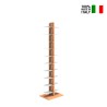 Vertical column bookcase h150cm double-sided 20 shelves Zia Bice MH Sale