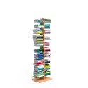 Vertical column bookcase h150cm double-sided 20 shelves Zia Bice MH Choice Of