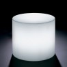 Outdoor low luminous round pouf table 45cm Home Fitting Offers