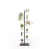 Indoor column plant pots 10 shelves design Zia Flora MH Measures