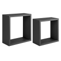 Set of 2 wall-mounted cube shelves design Q-Bis Maxi Promotion