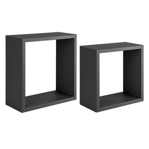 Set of 2 wall-mounted cube shelves design Q-Bis Maxi Promotion