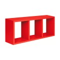 Tristano modern rectangular cube wall shelf 3 compartments Promotion