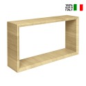 Wall shelf cube rectangular modern design Artù Cost