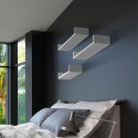 Set of 3 modern design wall shelves Calamita 