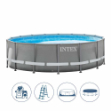 Intex 26324 Former 28324 Above Ground Frame Round Pool Ultra Frame 488x122cm On Sale