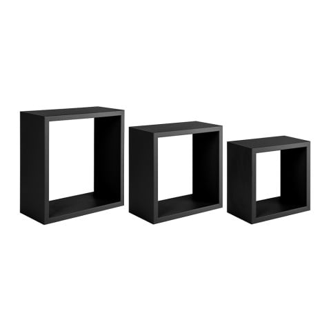 Set of 3 modern wall shelves cube Incubo Slim Promotion
