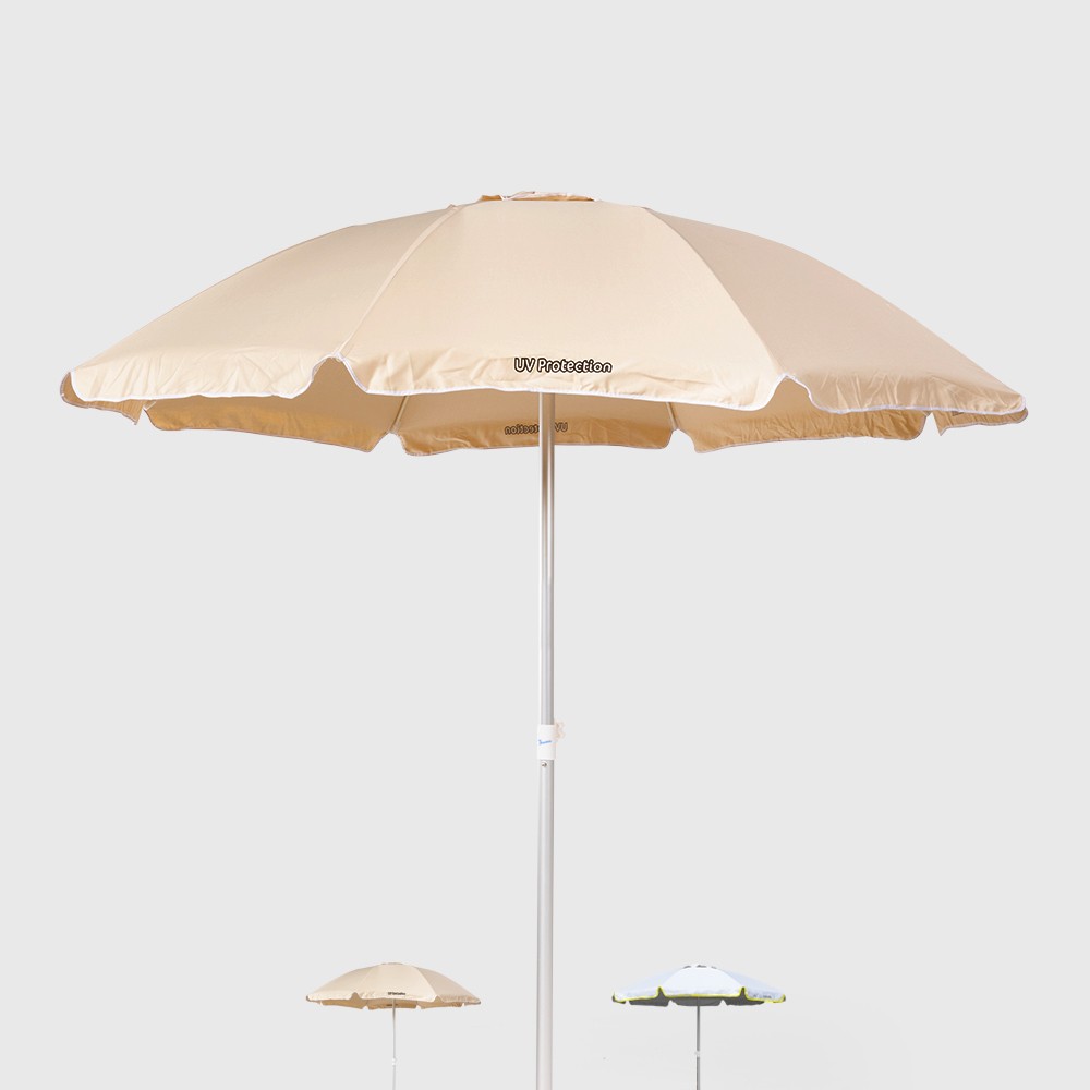 Cotton windproof beach and sea umbrella 220cm Bagnino Light