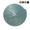 Round magnetic design wooden wall clock Vulcano Numbers Promotion