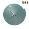 Round magnetic design wooden wall clock Vulcano Numbers Catalog