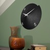 Round magnetic design wooden wall clock Vulcano Numbers Discounts