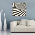 Wooden inlaid painting modern abstract design 75x75cm Optical Sale