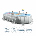 Intex 26796 Tube-Shaped Oval Above Ground Pool 503x274x122cm Offers