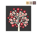 Hand inlaid wooden painting 75x75cm Tree of Hearts Promotion