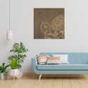 Modern decorative design wooden painting 75x75cm Rose Sale