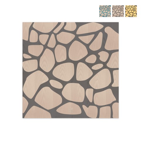 Hand inlaid wooden painting 75x75cm natural decorative Stones Promotion