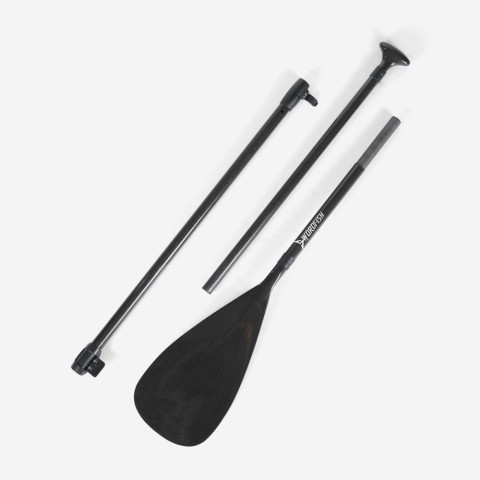 Paddle 3 pieces carbon fiber oar detachable for Stand Up Paddle SUP Charon Pro