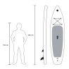 Inflatable Stand Up Paddle SUP board for children 8'6 260cm Origami Junior 