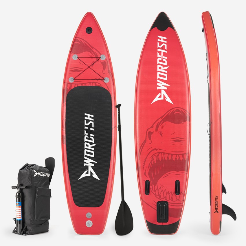 SUP inflatable Stand Up Paddle Touring board for adults 12'0 366cm Red Shark Pro XL Promotion