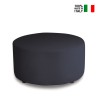 Large round pouf Ø 80cm footstool living room waiting room Offers