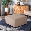Large square pouf 75x75cm modern design living room waiting room On Sale