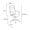 Stylo HBE leatherette modern design ergonomic executive office chair Sale
