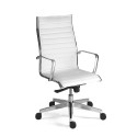 Stylo HWE white leatherette ergonomic executive design office chair Offers