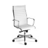 Stylo HWE white leatherette ergonomic executive design office chair Offers