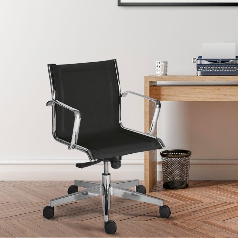 Low ergonomic executive office chair with breathable mesh Stylo LBT