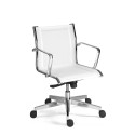 Breathable ergonomic low mesh office chair white Stylo LWT Offers
