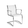 Visitor office chair white mesh armrests waiting room Stylo SBWT Offers