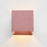 Wall lamp cube wall sconce modern design Cromia 