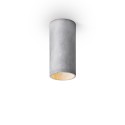 Ceiling spot lamp cylinder suspended 13cm modern design Cromia 