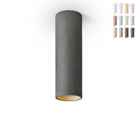 Ceiling lamp cylinder modern design suspended spot 20cm Cromia Promotion