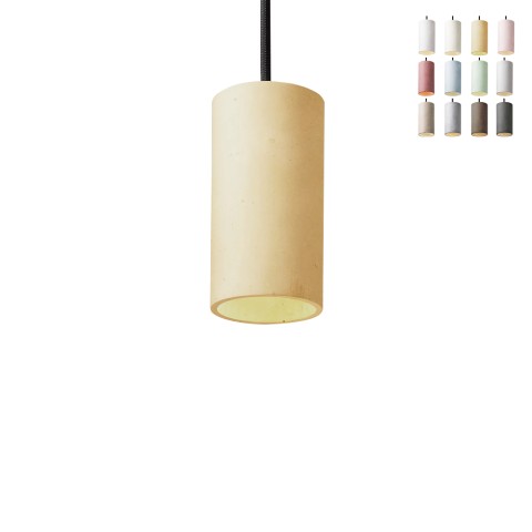Design pendant lamp cylinder 13cm kitchen restaurant Cromia Promotion
