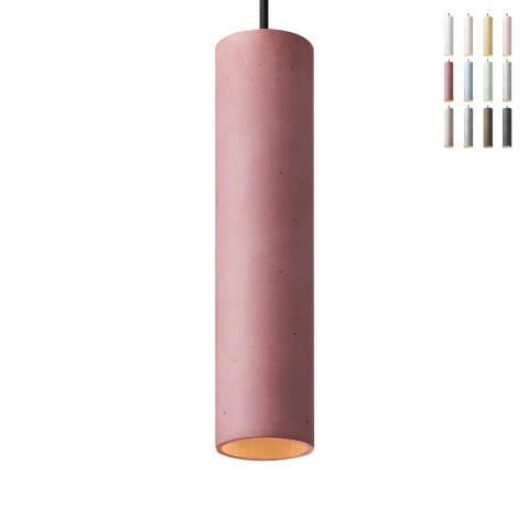 Cylinder pendant lamp 28cm design kitchen restaurant Cromia