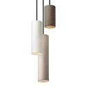 Modern 3-light pendant chandelier design cylinder Cromia Characteristics
