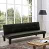 Topazio LIViNG Small Faux Leather Sofa Bed for Studio or One-Bedroom Apartments On Sale