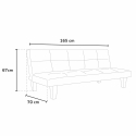 Topazio LIViNG Small Faux Leather Sofa Bed for Studio or One-Bedroom Apartments Catalog