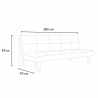 Topazio LIViNG Small Faux Leather Sofa Bed for Studio or One-Bedroom Apartments Catalog