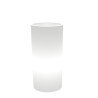 Modern Cylinder Garden Planter with LED Lighting, Barocco Design On Sale
